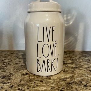 Live, love, bark, canister